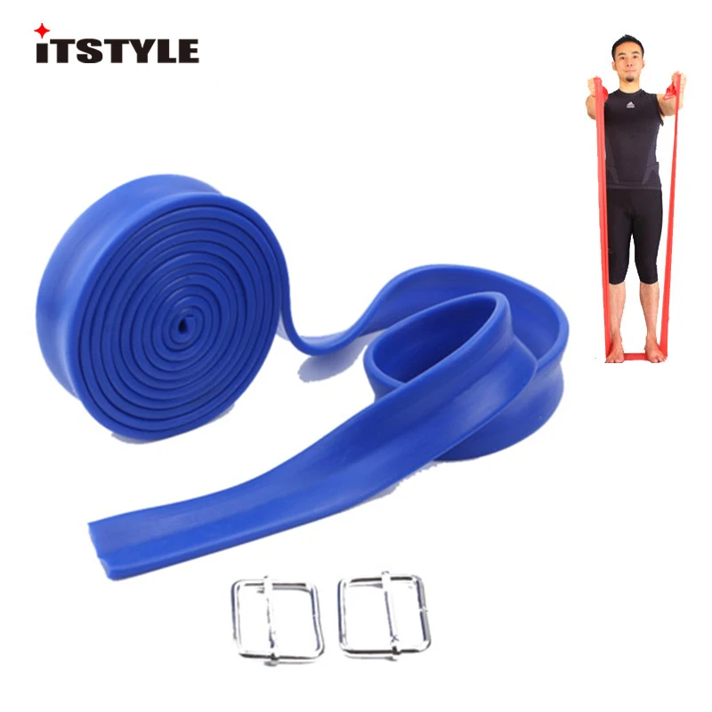 

ITSTYLE 2500*34*5mm Fitness Rubber Pull Up Resistance Bands Power latex Loop Strap Belt Expander Hanging Workout Exercise Hook