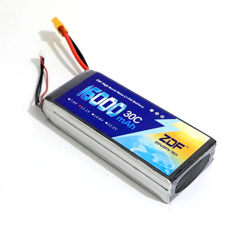 ZDF Lipo аккумулятор 3S 11,1 V 5000mAh 6000mah 8000mah 10000mah 12000mah 16000mah 25C 30C 50C для радиоуправляемого вертолета квадрокоптера