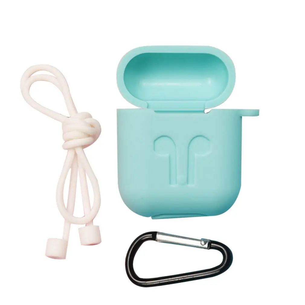 Силиконовый чехол для Airpods защитный чехол анти-потеря провода наушники ремешок держатель для Apple Air Pod беспроводная гарнитура аксессуары