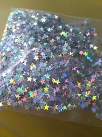 silver micro star ab 3mm holographic laser star shape sequins for nail art decoration and diy supplies 10gbag