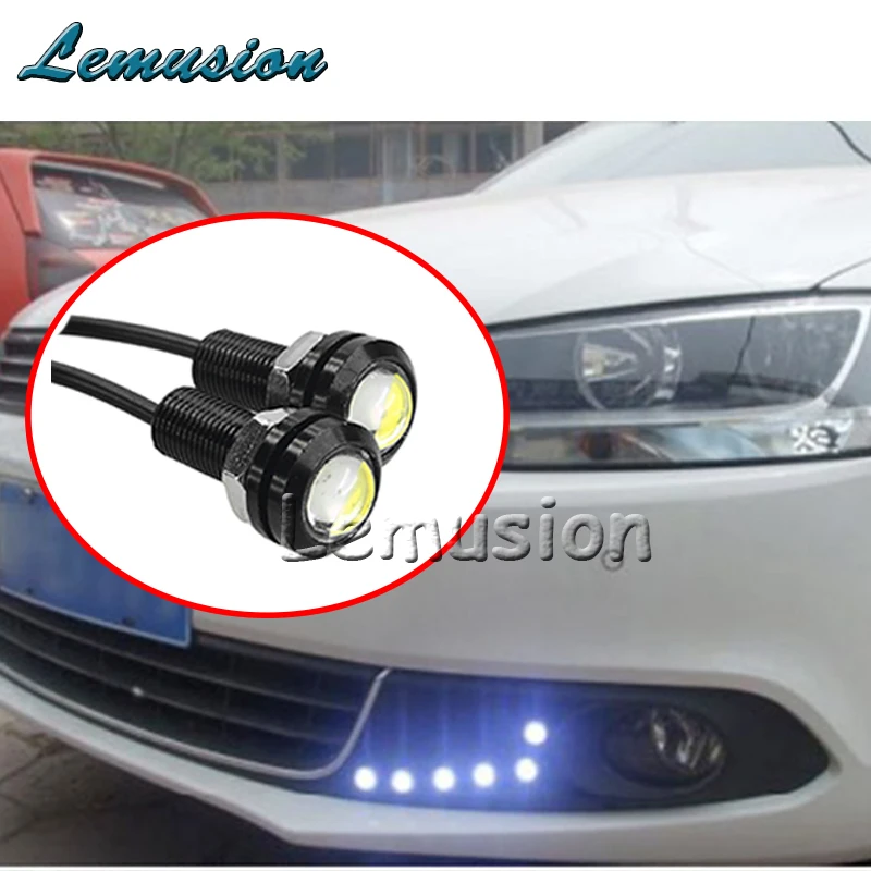 2X 18 мм Eagle Eye DIY DRL автомобиль для Porsche 911 Cayenne Macan Jaguar XE XF XJ Infiniti q50 FX35 G35 G37 аксессуары |