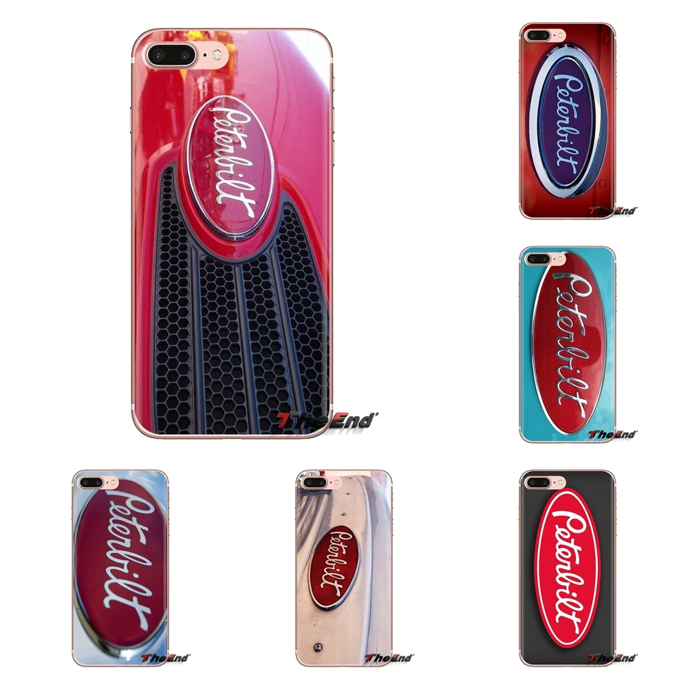 Peterbilt Trucks Metal Sheet Car For Samsung Galaxy A3 A5 A7 A9 A8 Star A6 Plus 2018 2015 2016 2017 Transparent Soft Cases Cover |