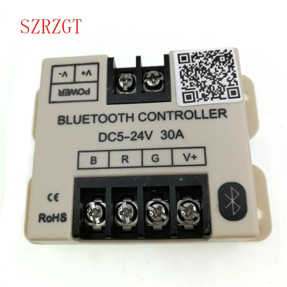 RGB LED Bluetooth Controller for 5050 3528 Strip Lighting by Android / IOS SmartphoneDC5-24V 30A | Освещение