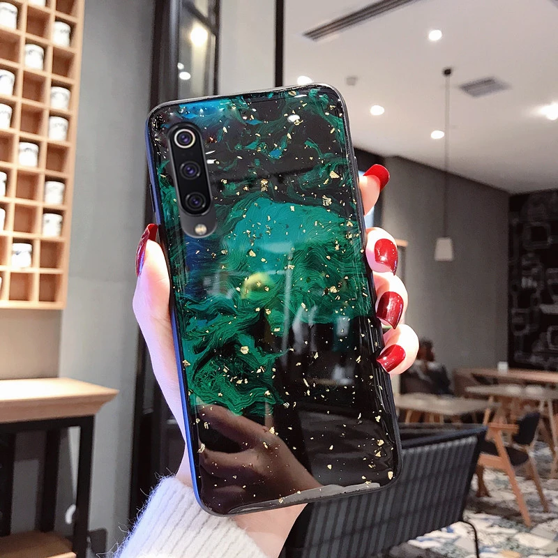 Роскошный золотой чехол из фольги для телефона Xiaomi Mi 9 8 lite pro Explorer Edition 5X 6X A1 A2