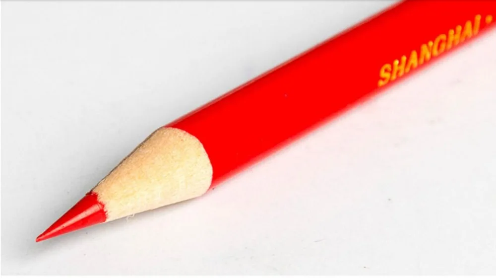 50pc/lot Red Blue Pencil Double Head Design Drawing Marker pen Woodworking Color design supplies for Archives Center |