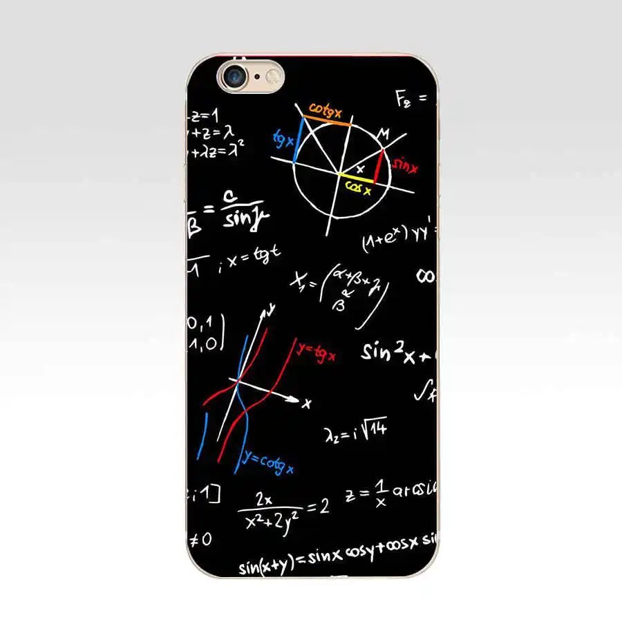 30G e mc2 с E = mc математический Альберт чехол s iPhone 6 6s 7 8 Чехол Мягкий ТПУ силиконовый чехол для Apple iPhone 6 6s 7 8 чехол
