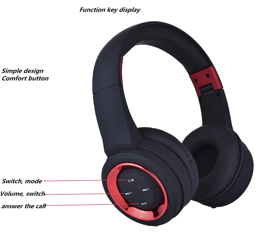 Mm 950 Bluetooth наушников Спорт бас 3.5 мм Поддержка fm радио TF для компьютера ноутбука