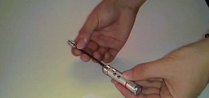 Магнитный гибкий скважинный светильник с красным лазером медицинский