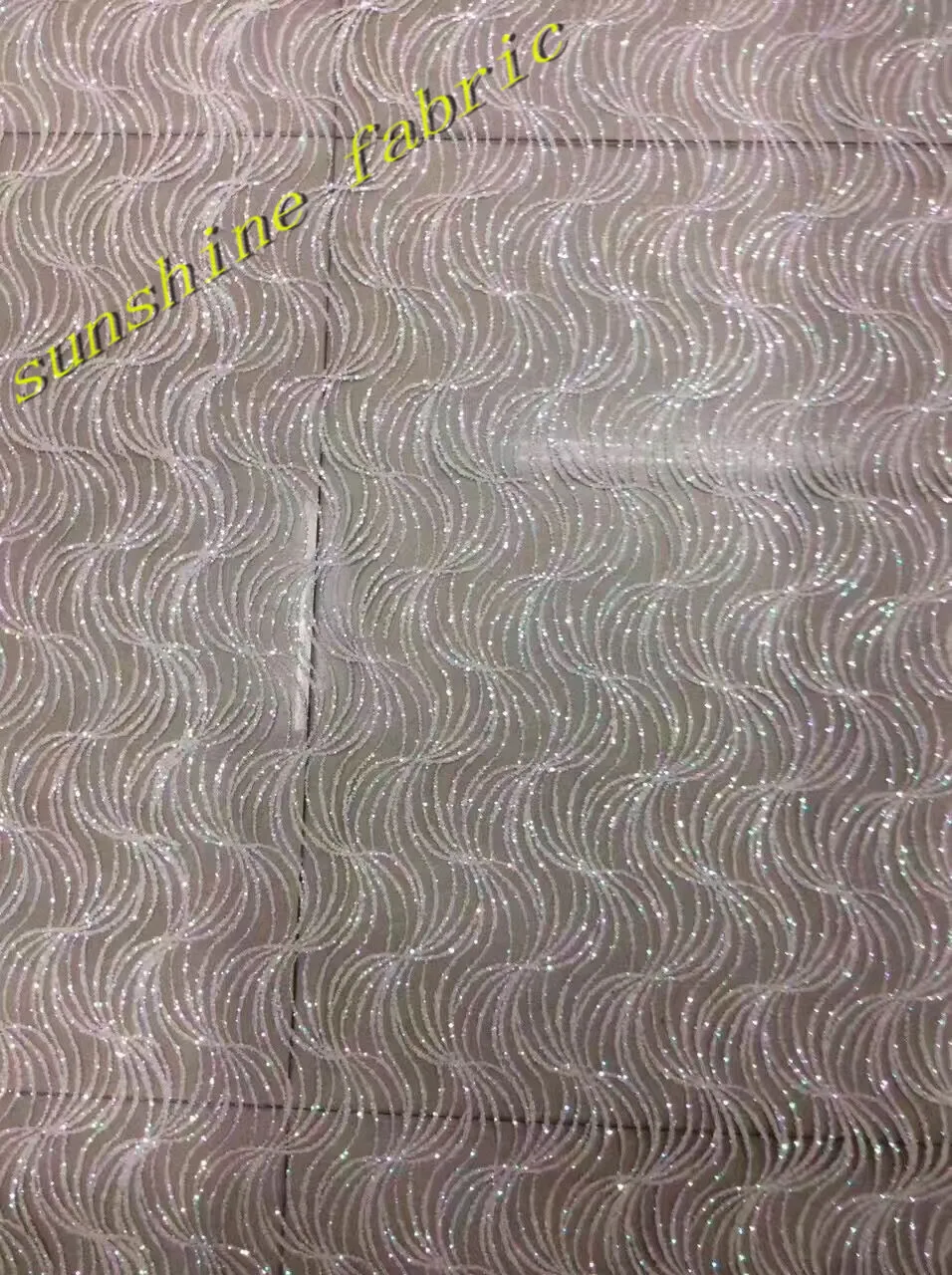 

Блестящая Белая сетчатая кружевная ткань для женского платья/свадьбы/ночного клуба/сцены