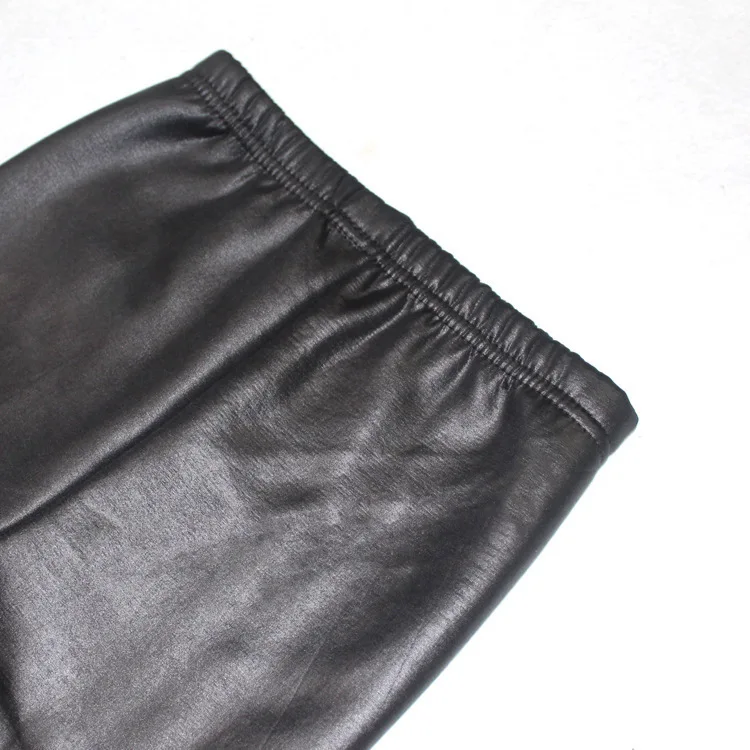 Новинка весны 2020 детская одежда штаны из искусственной кожи для маленьких