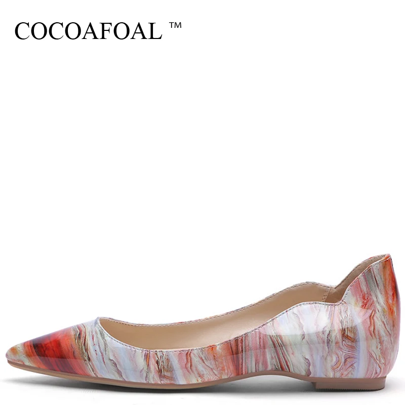 Туфли женские на платформе с острым носком весну осень размеры 43 44 45|Обувь без