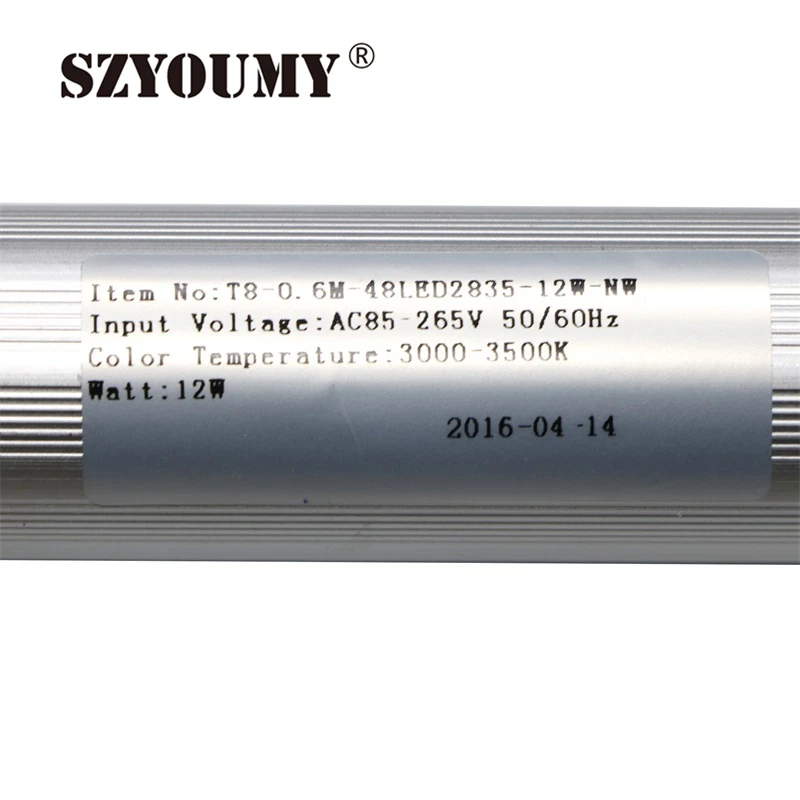 SZYOUMY 25 шт. 28 Вт T8 G13 Базовая Светодиодная трубка 6 футов SMD 2835 85 265 в лампа 3 года