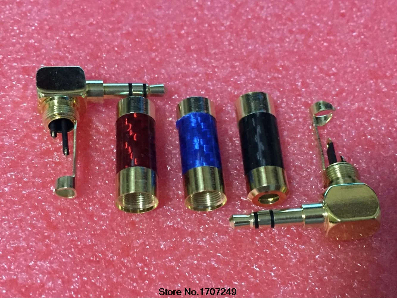 2 шт. позолоченный Аудио разъем 90 градусов для наушников 3 5 мм правый угол полюса