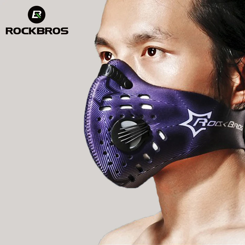ROCKBROS Велоспортная велосипедная Анти Пылезащитная Маска Крышка Дышащий