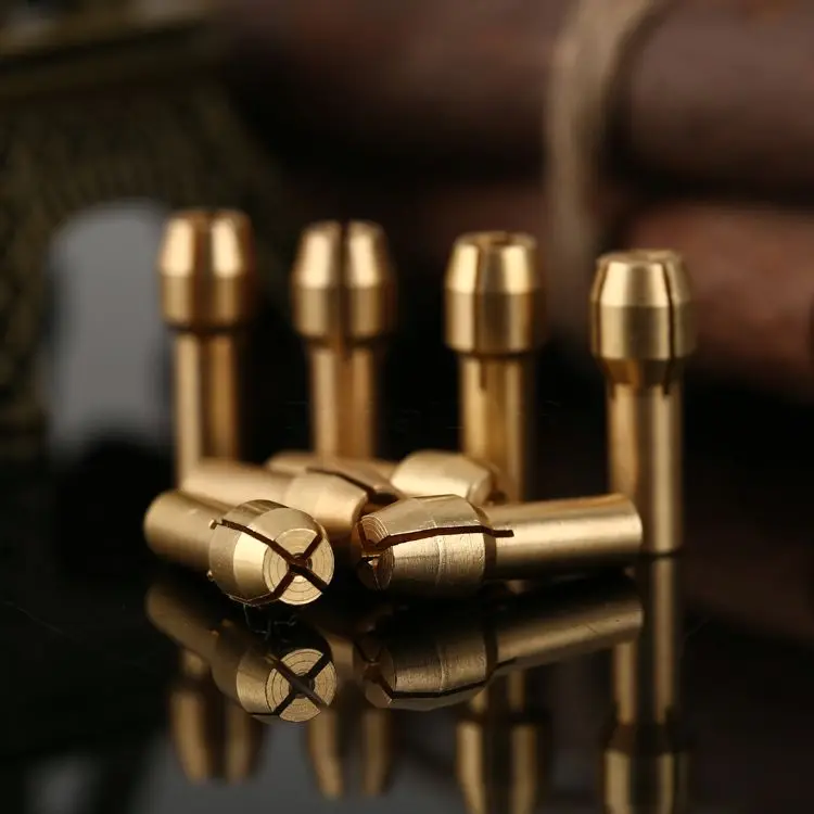 Латунная Цанга 1/25 дюйма 1/16 3/32 1/8 4 размера/комплект подходит для Dremel Pin горячая