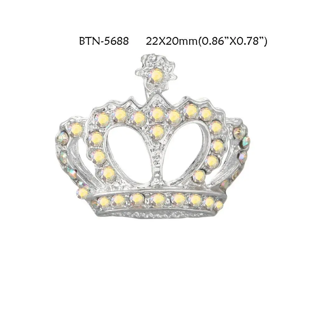2pieces BTN-5688 Пуговицы с жемчугом и стразами, пряжка с плоской задней частью, украшение для рукоделия, бант для волос, цветок, 2 шт./ - Цвет: 2pieces BTN-5688