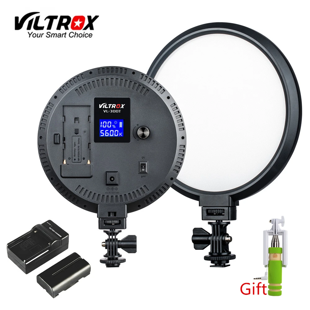 Viltrox VL 300T 18 Вт светодиодный ная лампа для студийной видеосъемки Тонкий