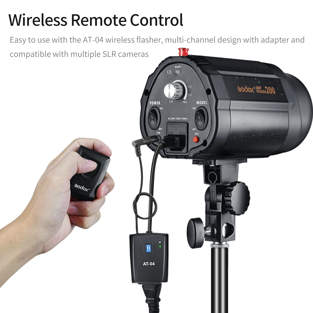 Godox 600Ws Профессиональный Строб Студия Вспышка Комплект 3 шт 200Ws фотография свет +