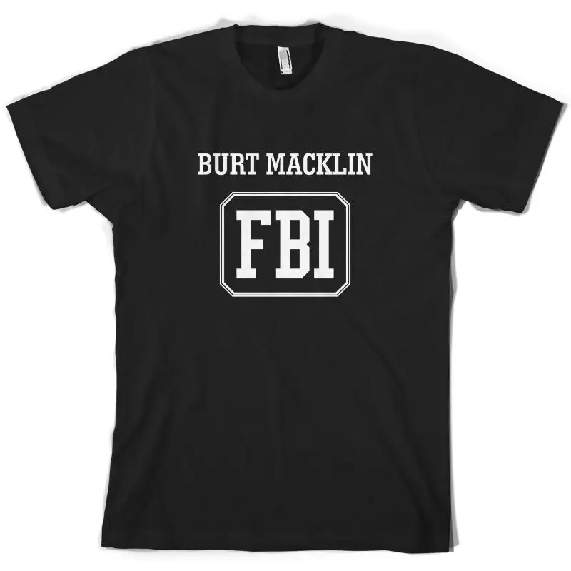 Burt Macklin FBI Мужская футболка 10 цветов Смешные сериалы Комедия|Мужские футболки| |