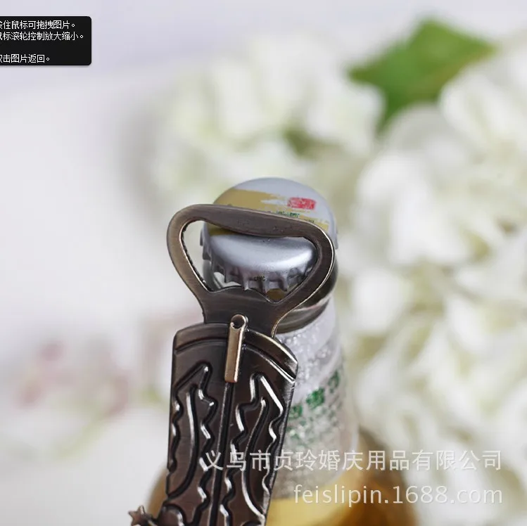 

Free shipping 200pcs/lot "Just Hitched" wedding favor gift and giveaways for guest -- Boots shoes bottle opener favor souvenir
