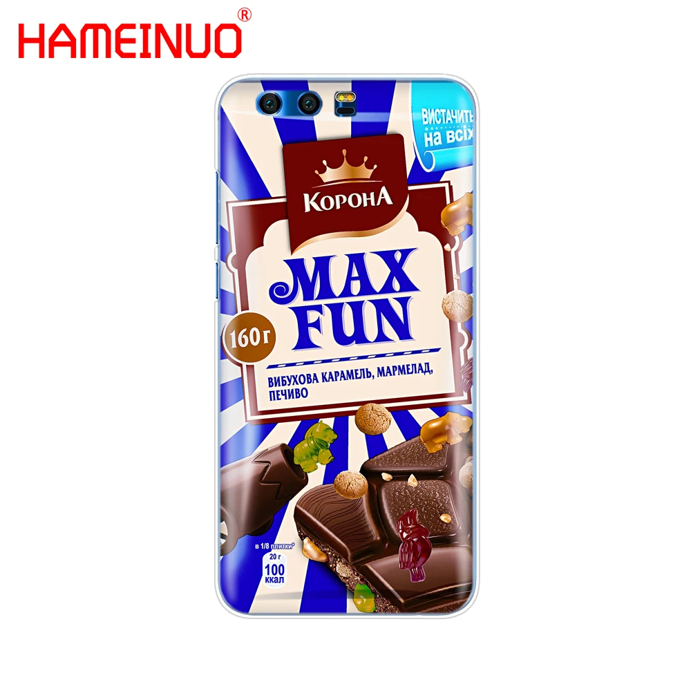 HAMEINUO alenka bar wonka чехол для телефона с изображением шоколада Huawei Honor 10 V10 4A 5A 6A 7A 6C 6X 7X 8