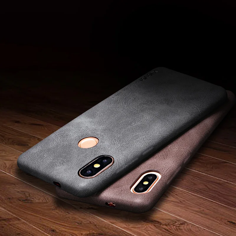 Xiaomi Redmi Note 5 Pro Case Cover Vintage Ultra-thin PU Leather Back for Note5 5Pro Cases Protector Phone Coque |