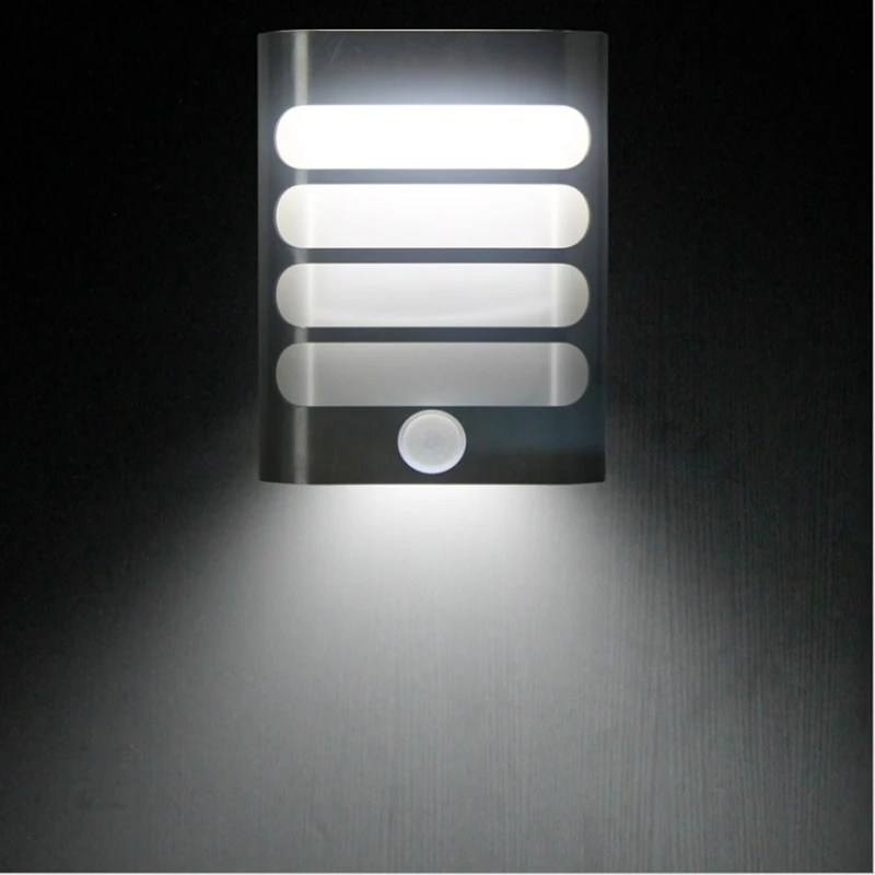 

Wireless LED Night Light Smart PIR Infrared Motion Sensor Wall Lamp 1W Battery Operate For Living Room Bedroom Pathway Lighting