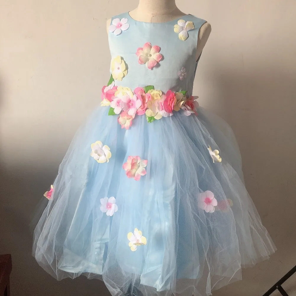 

Children's clothing princess dress girls children's dresses fluffy mesh dress costumes summer k1
