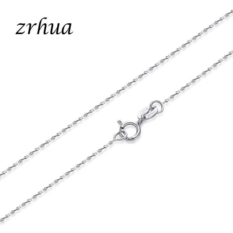 Модная базовая цепочка ZRHUA серебряного цвета регулируемая модные ювелирные