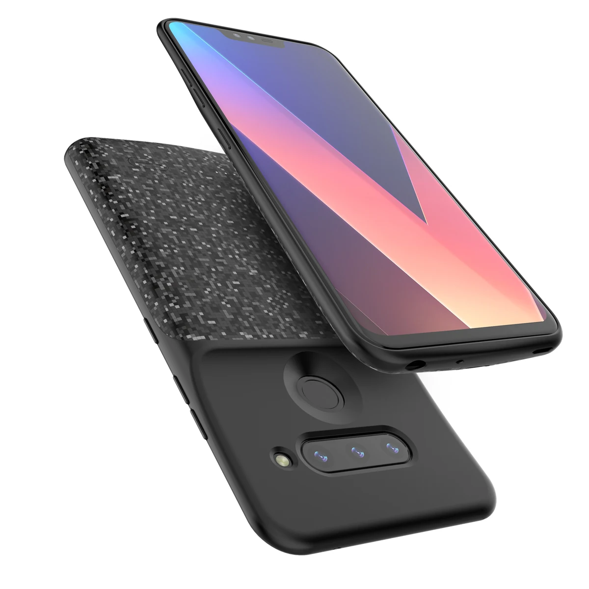 Для LG V40 ThinQ Батарея Зарядное устройство чехол 5200 мАч Внешняя батарея резервного Мощность банка защитный чехол для телефона для LG V40 ThinQ чехол