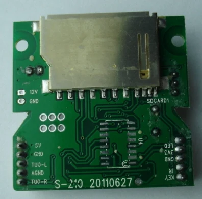 Бесплатная доставка! S-210 MP3 декодер плата 5V mp3 модуль SD карта | Электронные