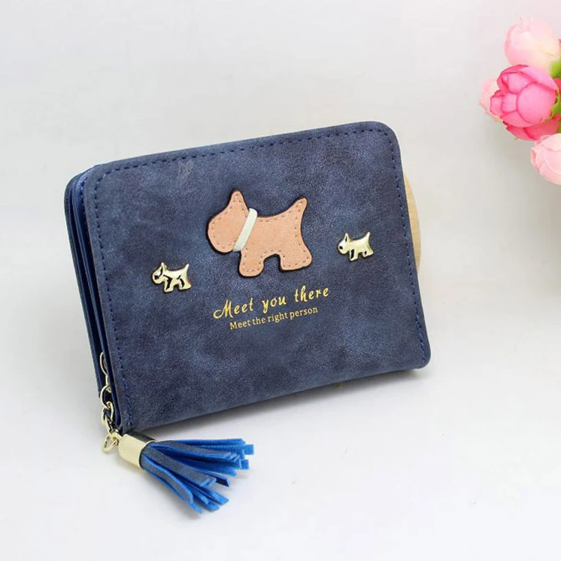 Новинка Брендовые женские короткие сумочки кошельки мелкодисперсный кожаный