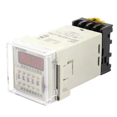 DH48J-8 1-9999 Панель крепление цифровое счетное реле Вт база AC/DC 24 V 50/60Hz