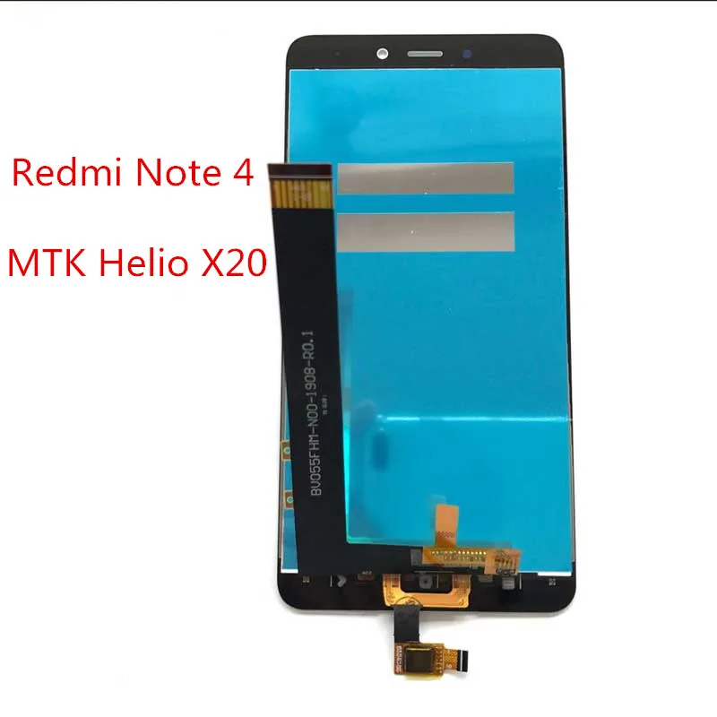 Для Xiaomi Redmi Note 4 ЖК экран 4X Глобальный протестированный сенсорный для Helio