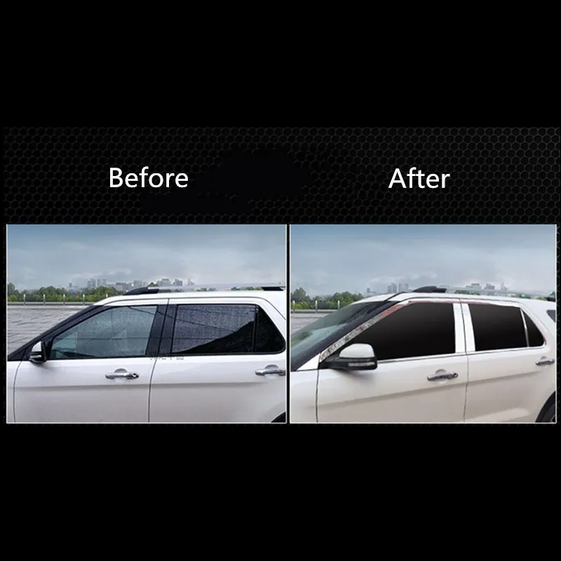 Автомобильный стиль Оконные Планки для автомобиля покрытие из нержавеющей стали