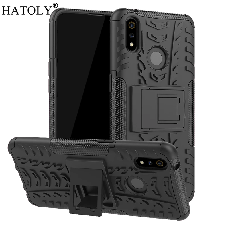 

OPPO Realme X Lite Case Shockproof Armor Shell Hard Rubber TPU Back Phone Cover OPPO Realme X Lite Case for OPPO Realme X Lite