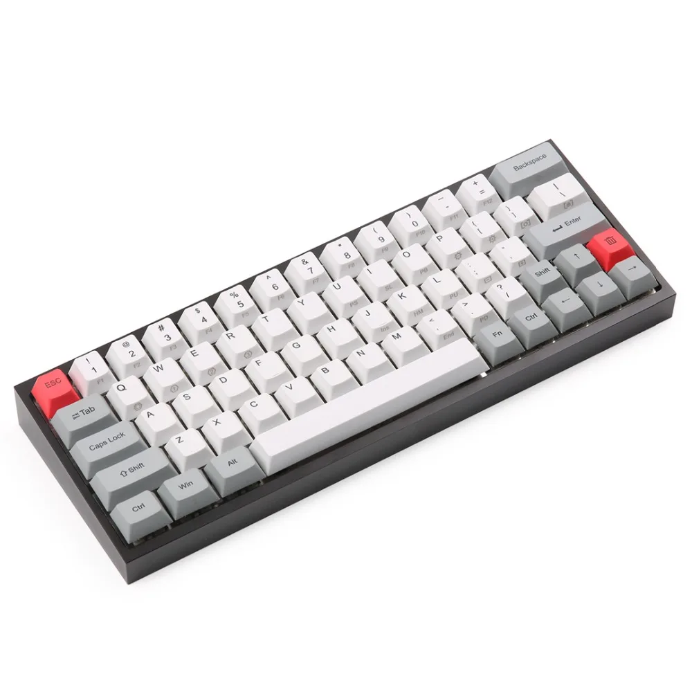 Краситель sub Вишневый профиль keycap PBT 64 клавиши в пределах 2U левый сдвиг для GK64