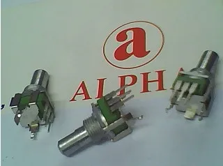 Тайваньские прецизионные потенциометры ALPHA B10K Длина оси 15 мм | Строительство и