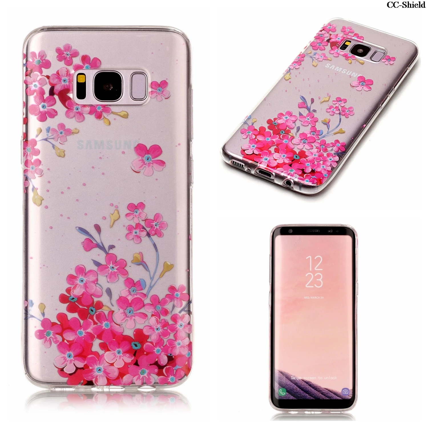 Мягкий ТПУ чехол для Samsung Galaxy S8 S 8 Plus S8Plus G955D G955F G955FD силиконовый телефона SM-G955F SM-G955FD