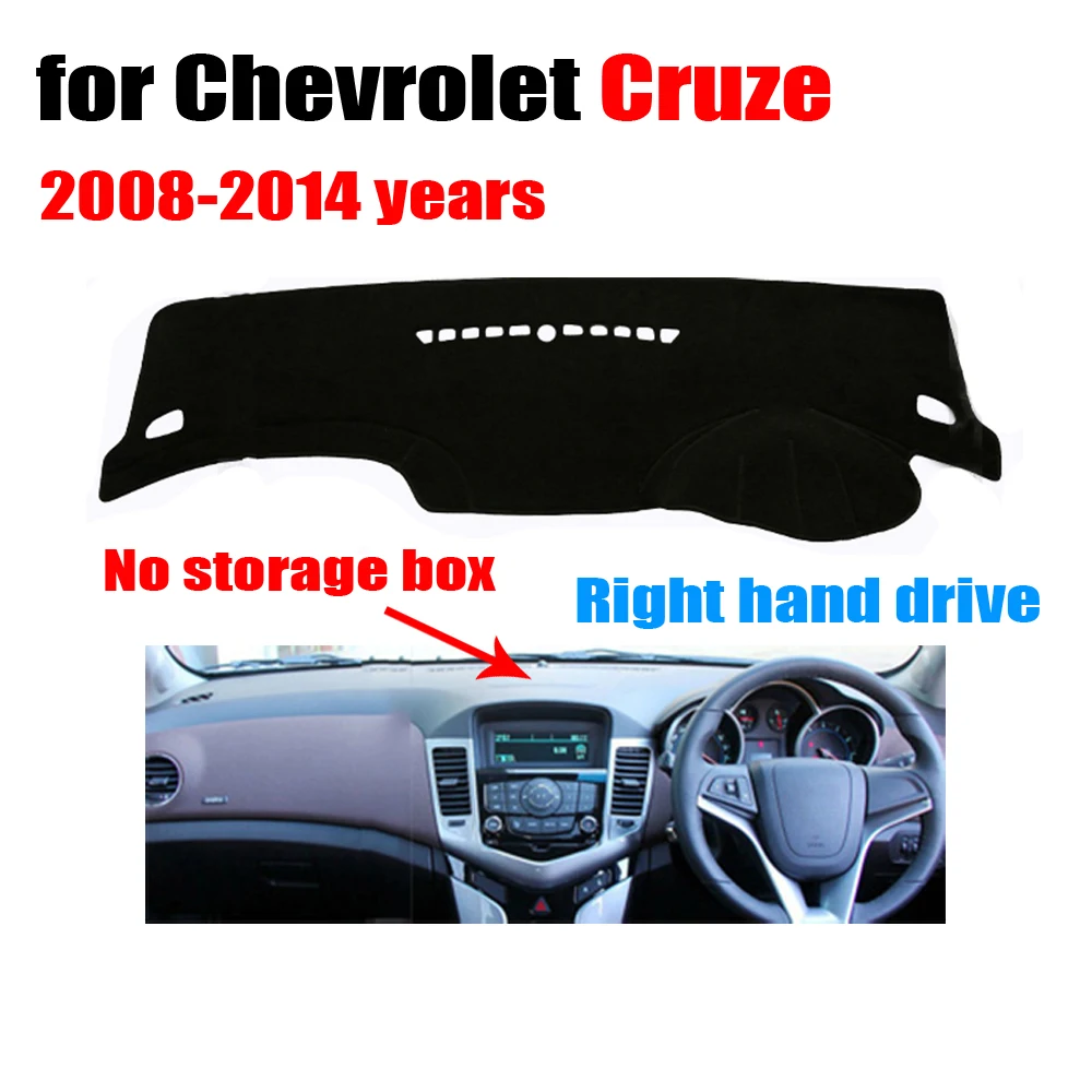 

Car dashboard cover mat for Chevrolet Cruze 2008-2014 Right hand drive dashmat pad dash covers auto dashboard accessories