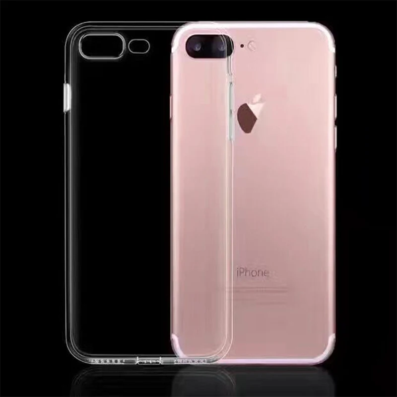 Прозрачный мягкий гибкий гелевый ТПУ чехол для iPhone 8 7 6s 6 Plus|for iphone|clear casetransparent case |