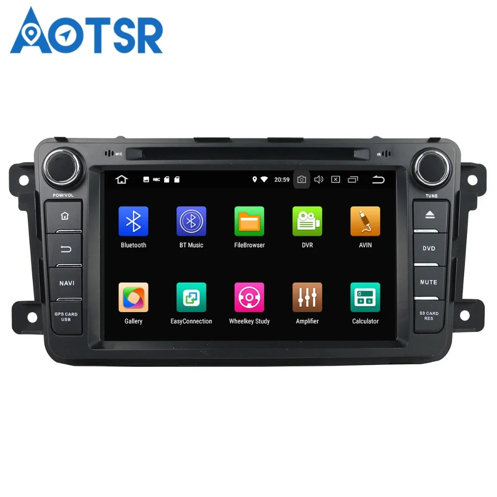 Автомобильный DVD плеер Aotsr Android 8 0 7 1 С GPS навигацией для Mazda CX 9 2012 2013 мультимедийный