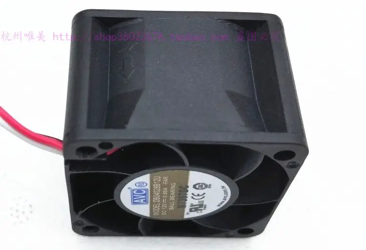 Новый AVC 4028 4 см материнская плата с двойным шарикоподшипником 3PIN DB04028B12U 12 В 0.66A