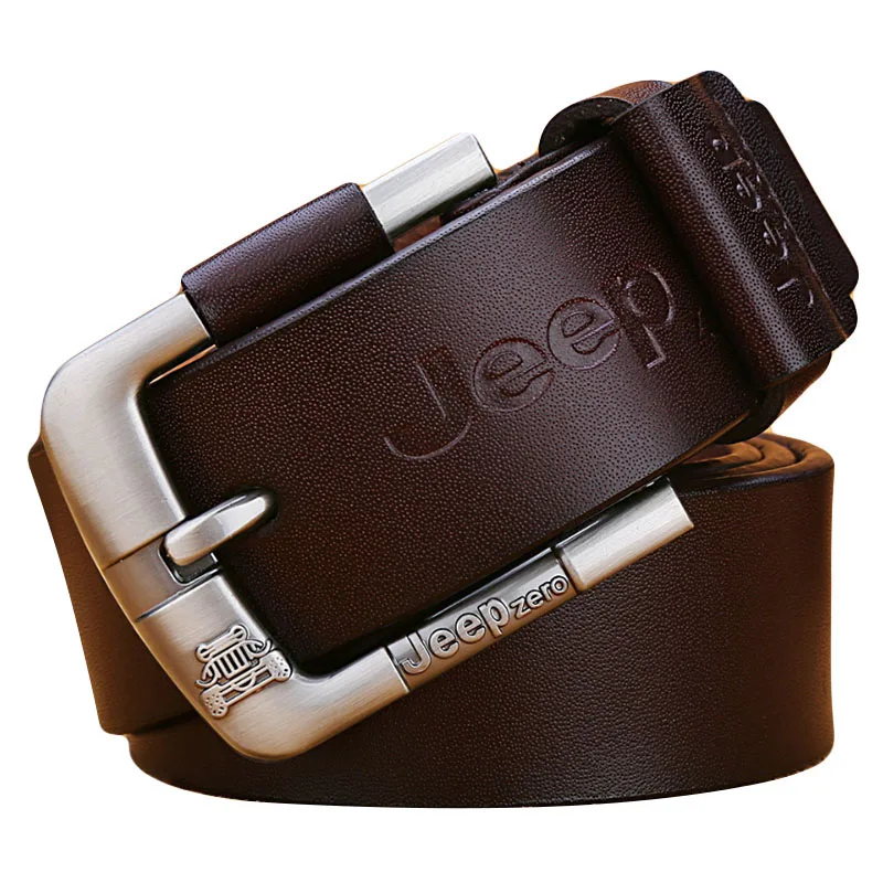 Designer Best Quality 100% Upper Genuine Leather Alloy Pin Buckle Belt For Men  Business Men Belt Fancy Vintage Jean Cintos Belt