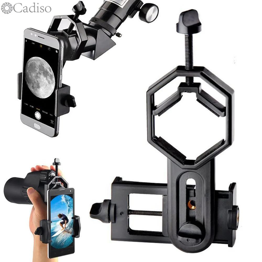Cadiso Universal Cell Phone Adapter Mount Compatible with Binocular Monocular Spotting Scope Telescope and Microscope | Электроника