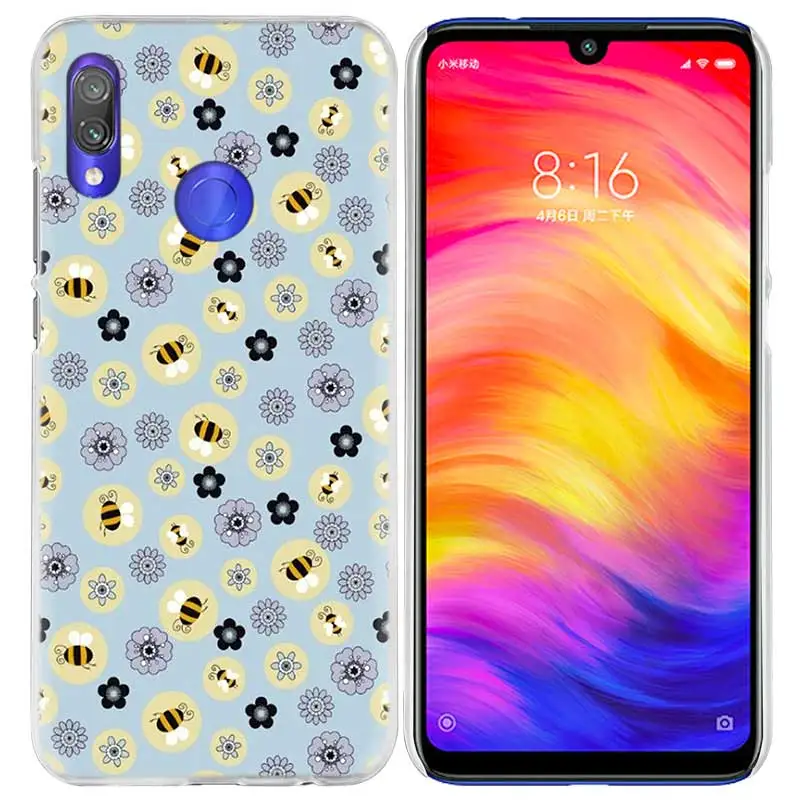 Чехол с Пчелой золотым медом для Xiao mi Red mi Go Note 7 6 6A Pro S2 5 5A 4X mi A1 A2 9 mi x 3 5G 8 lite Play F1 жесткий чехол для телефона