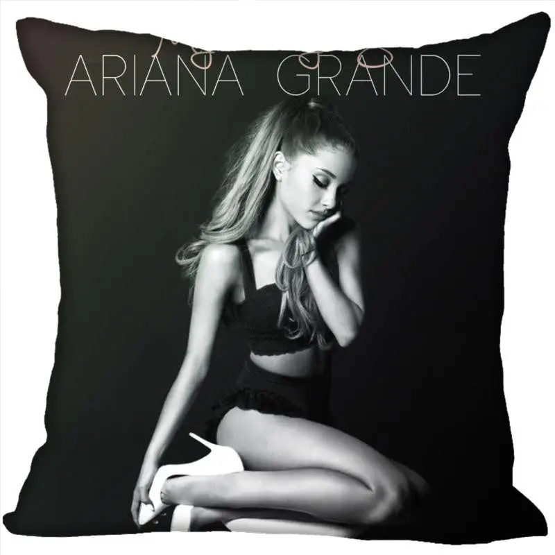 Pillowcase 3 Наволочки на заказ, квадратная наволочка Ариана Гранде, Рождественская Наволочка на молнии, наволочка 40*40 см, 45*45 см(с одной стороны - Цвет: Pillowcase 3