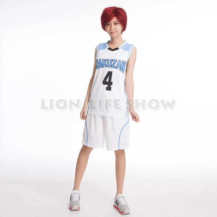 Спортивная одежда Kuroko no Basuke ракюзан 4 # баскетбольная майка с шортами полный