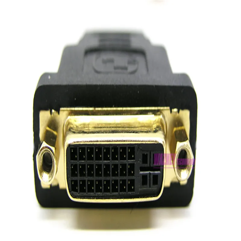 DVI D Женский 24 + 5 к HDMI Мужской 19 Pin Видео Видеокарта конвертер адаптер 1080 p/FULL HD