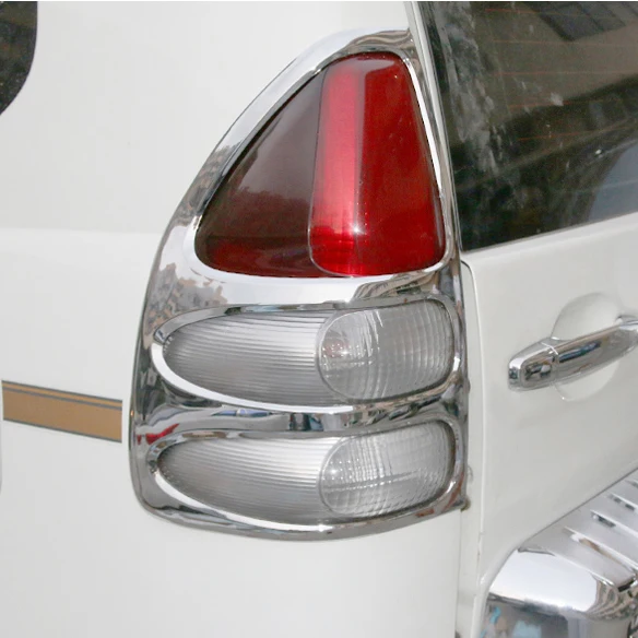 29 шт. хромированные накладки на передние и задние фары для Toyota Land Cruiser Prado FJ120 2003